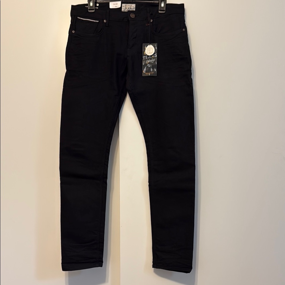 Scotch & Soda Black Slim Jeans Sleek Fit